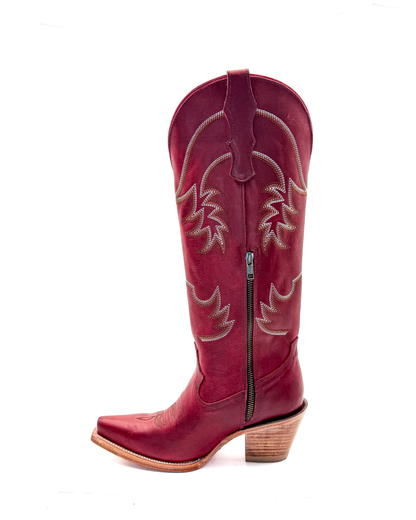 Cowboy Boot Michelle Tall Burgundy