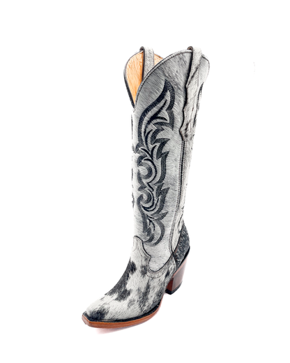 Cowboy Boot Junia Cowhide Tall Snip