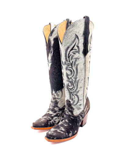 Cowboy Boot Junia Cowhide Tall Snip