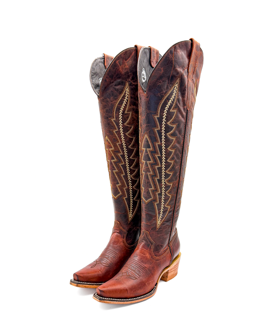 Cowboy Boot Maya Tall Cognac - Agave Boots