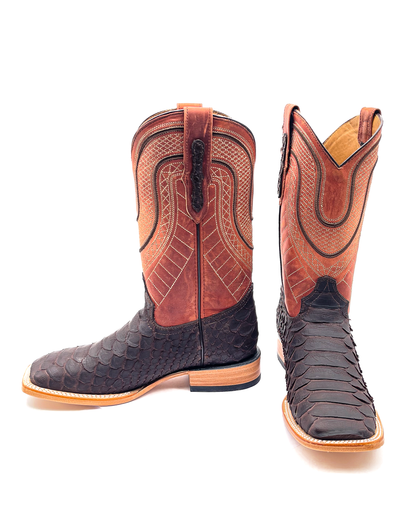 Cowboy Boot Brown Python Jumbo