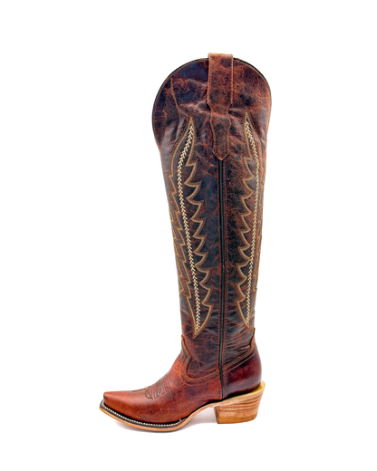 Cowboy Boot Maya Tall Cognac