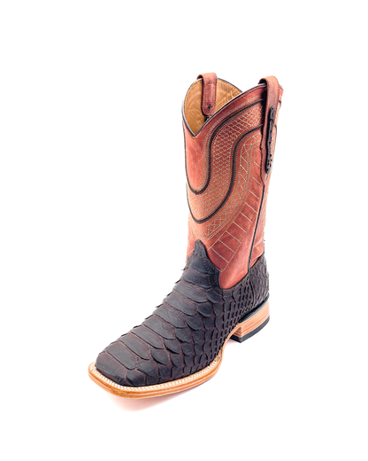 Cowboy Boot Brown Python Jumbo