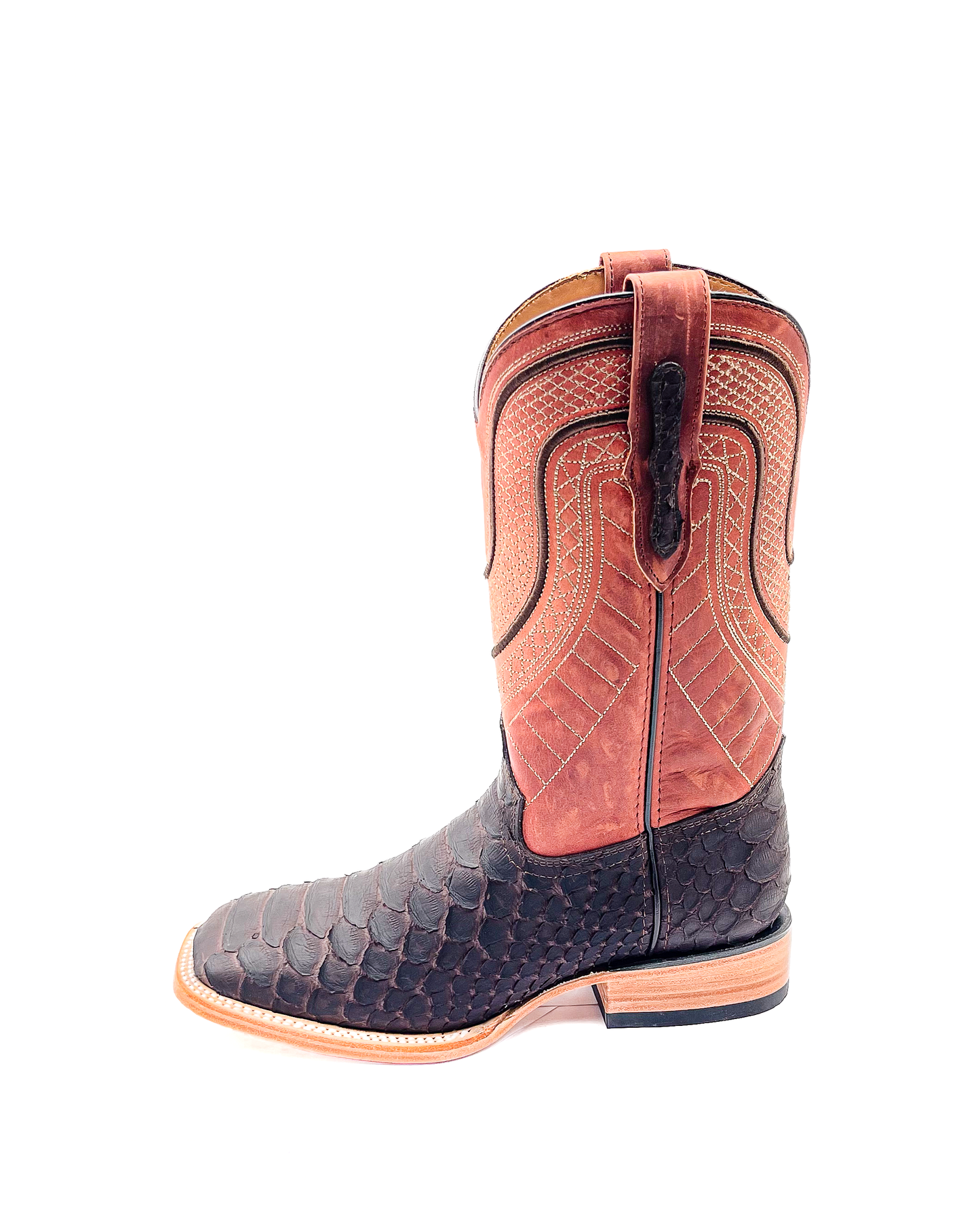 Cowboy Boot Brown Python Jumbo