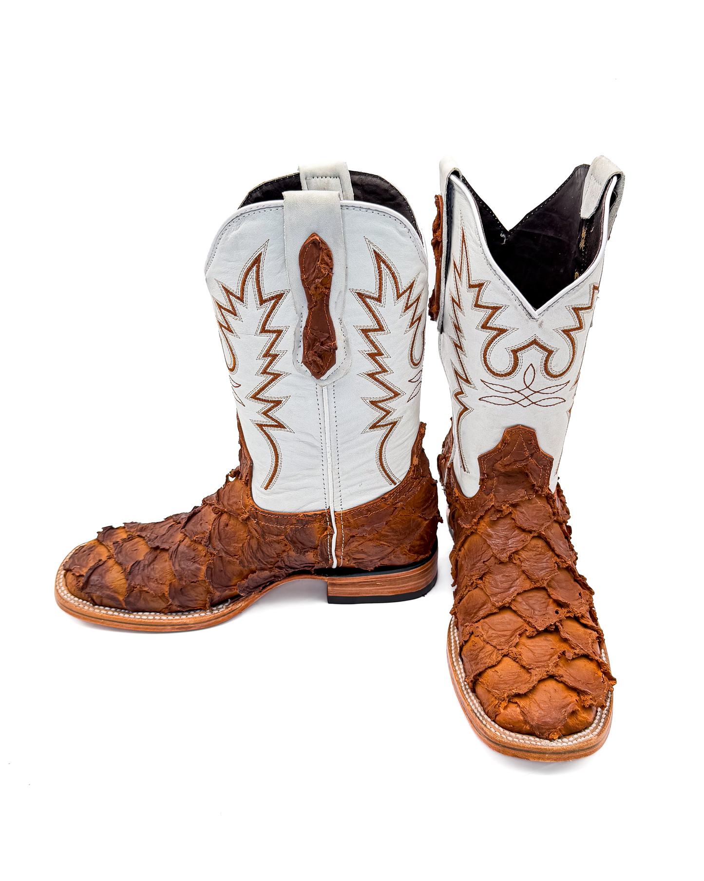 Cowboy Boot Cognac Pirarucu Bass