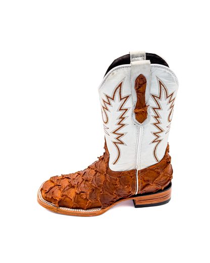 Cowboy Boot Cognac Pirarucu Bass