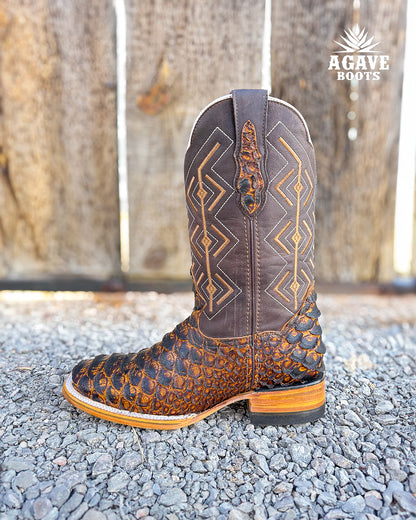 Cowboy Boot Python Mega Honey