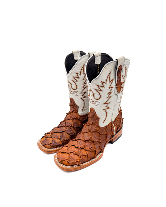 Cowboy Boot Cognac Pirarucu Bass
