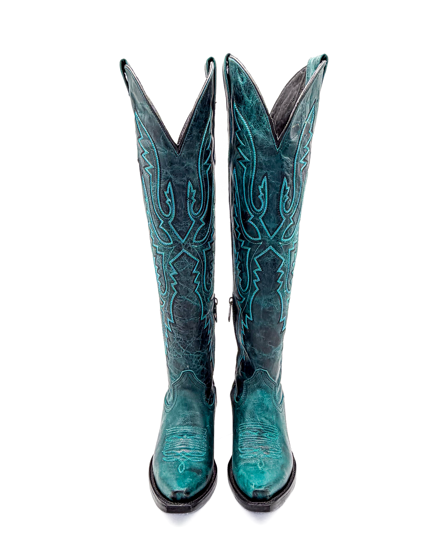 Cowboy Boot Scarlett Tall Turquoise