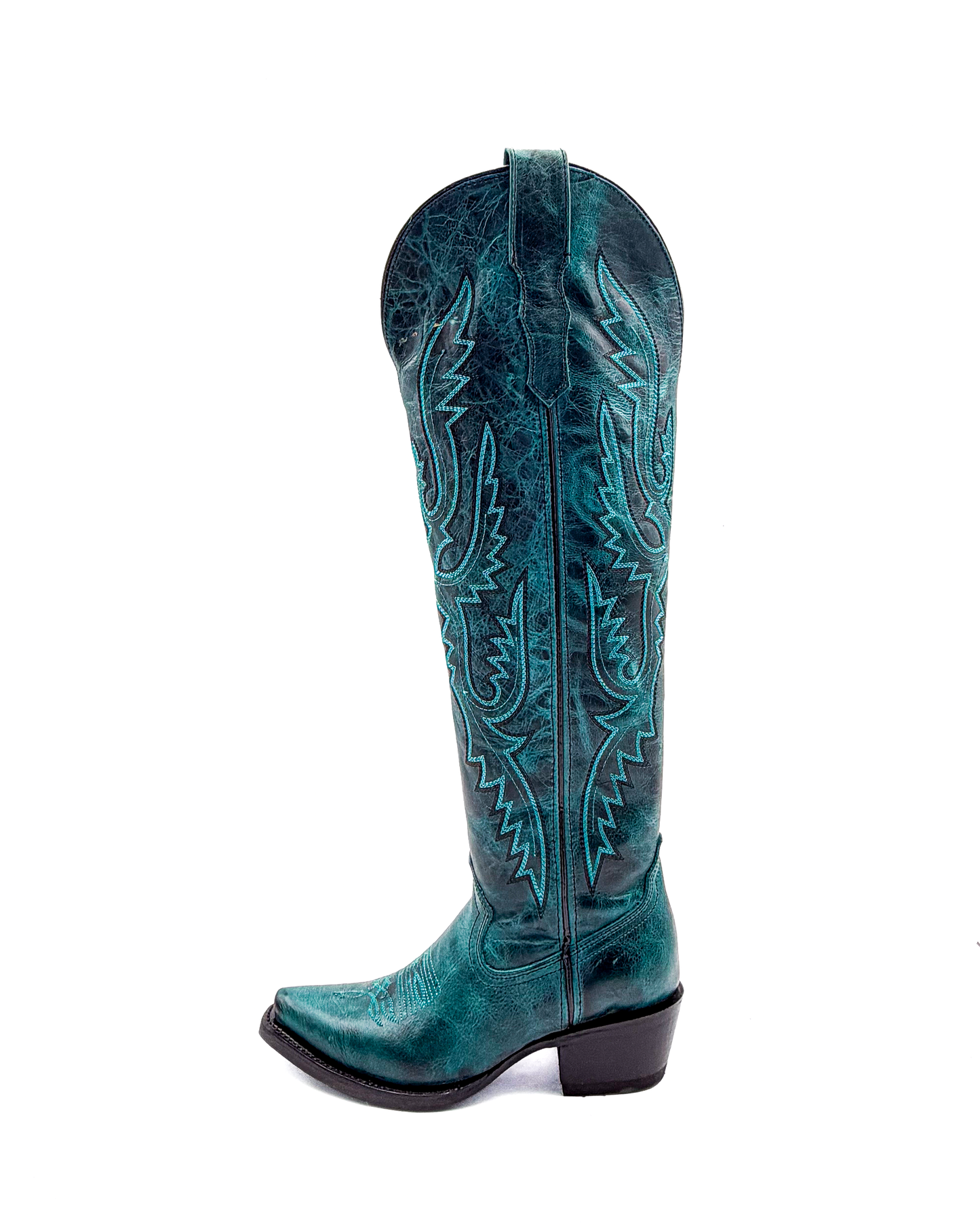 Cowboy Boot Scarlett Tall Turquoise