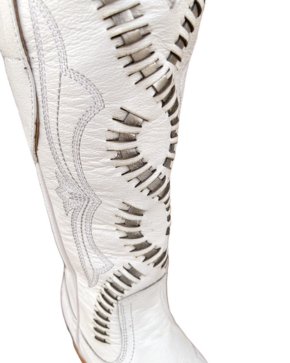 Cowboy Boot Oslo White