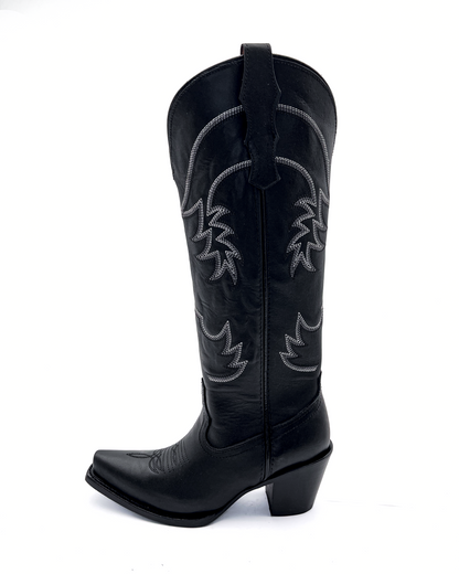 Cowboy Boot Michelle Tall Black