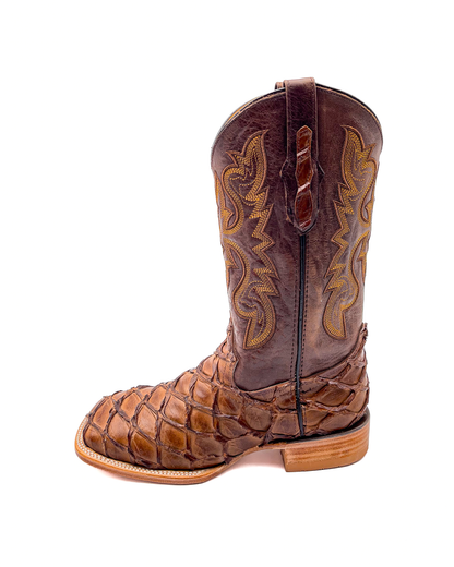Cowboy Boot Light Brown Pirarucu Bass