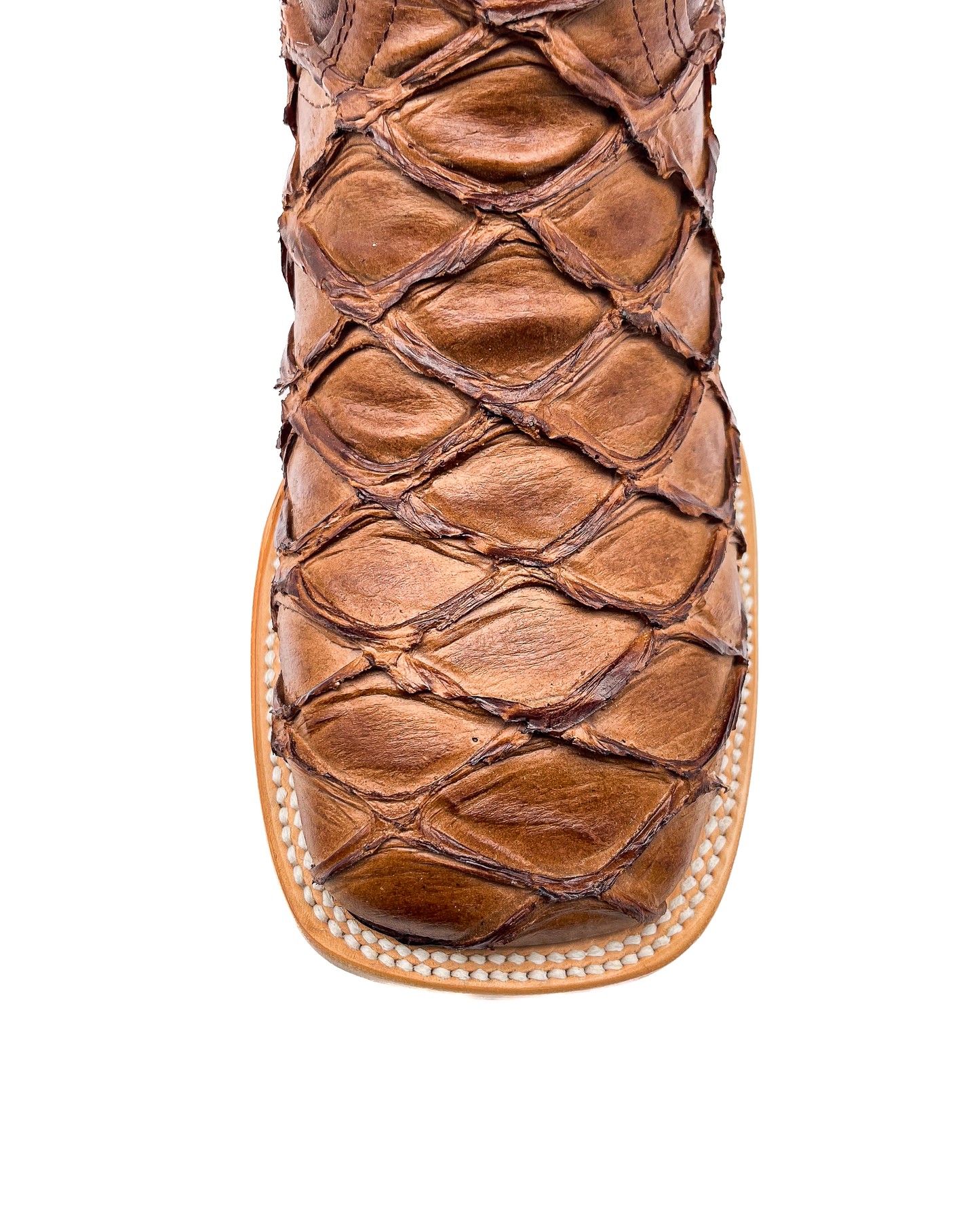 Cowboy Boot Light Brown Pirarucu Bass