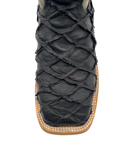 Cowboy Boot Black Pirarucu Gray