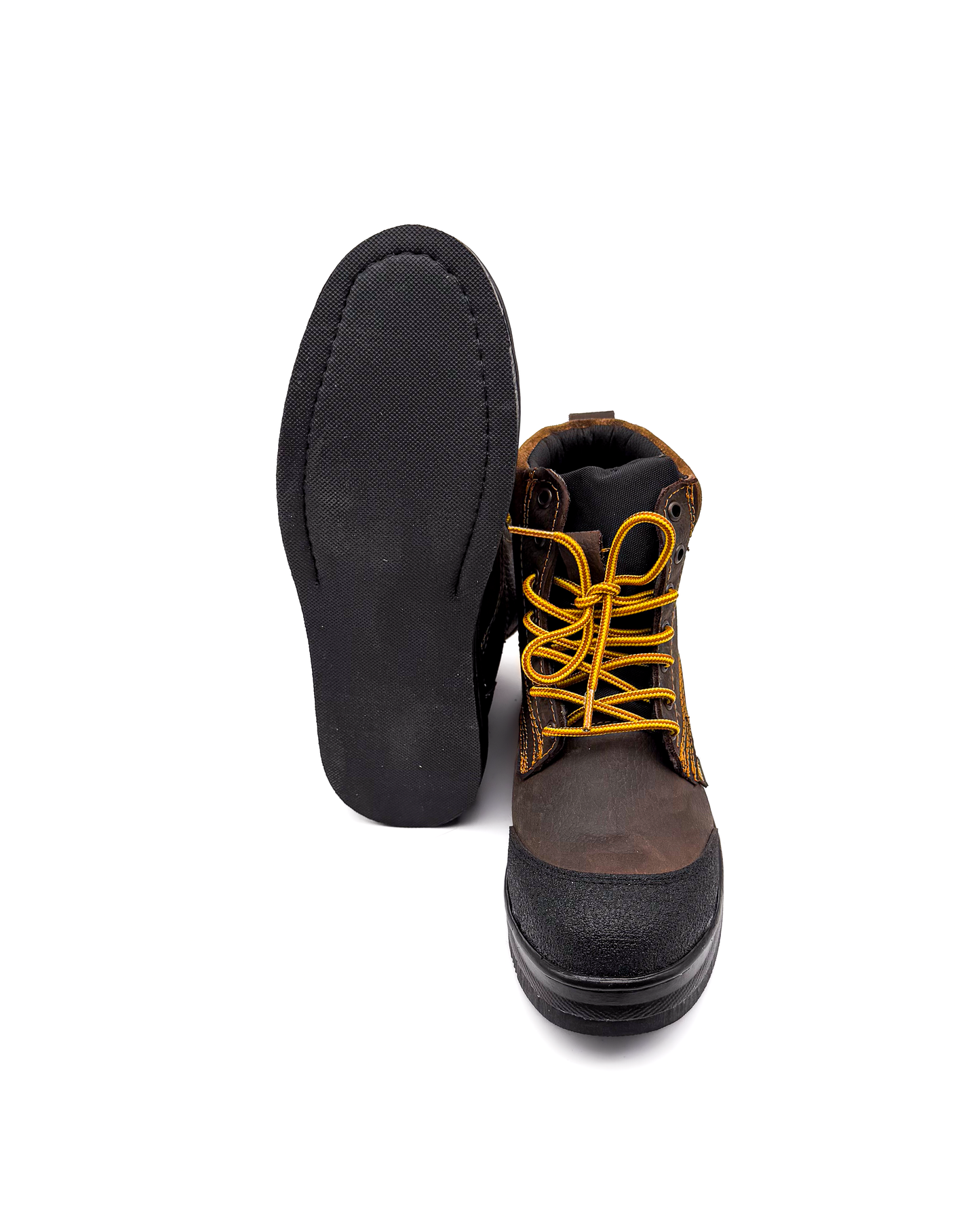 Men’s Brown Roofing Work Shoe with Reinforced Toe Cap Zapato Rufero Puntera