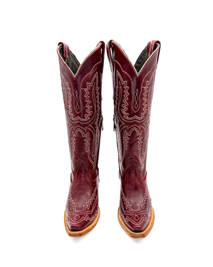 Cowboy Boot Sienna Tall Burgundy