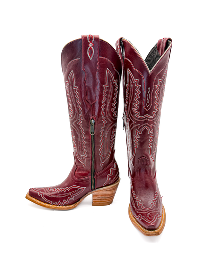 Cowboy Boot Sienna Tall Burgundy