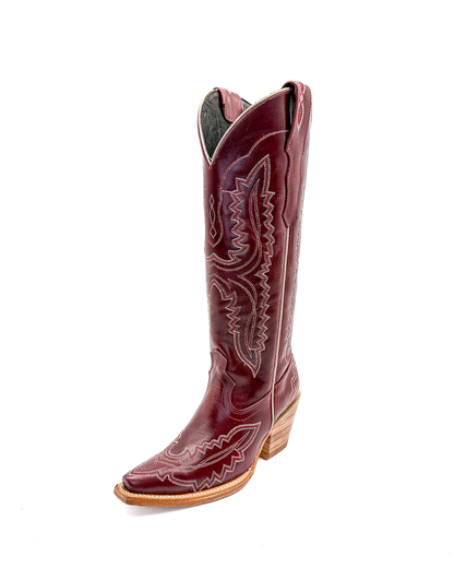 Cowboy Boot Sienna Tall Burgundy