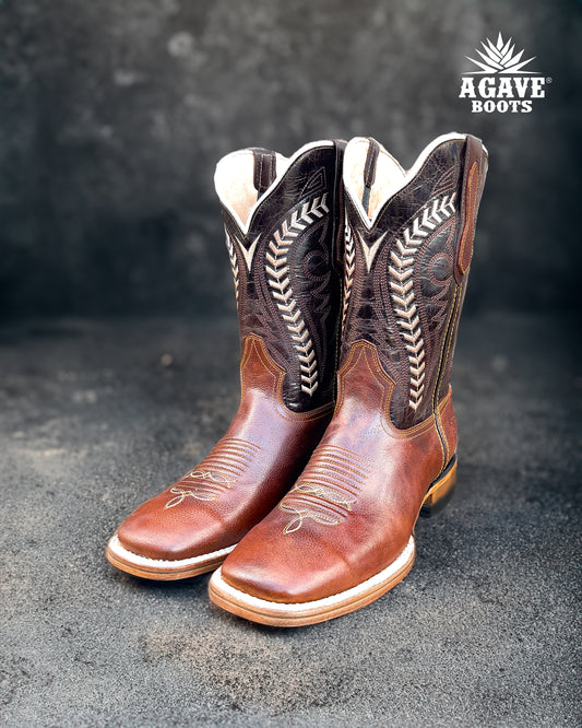 "ALPE" | MEN SQUARE TOE WESTERN COWBOY BOOTS