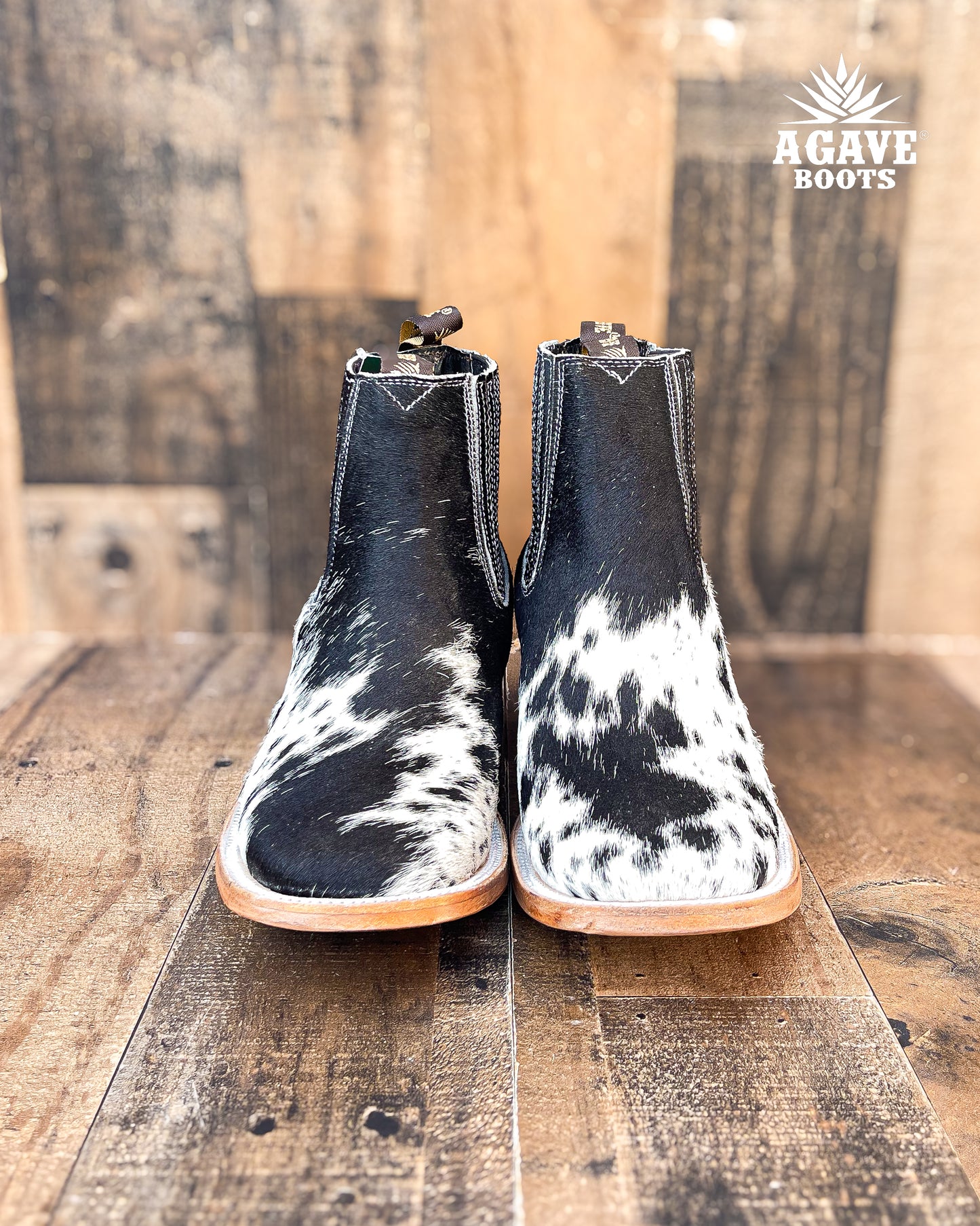 COWHIDE ANKLE BOOTS / BOTINES | WOMEN SQUARE TOE WESTERN BOTIN