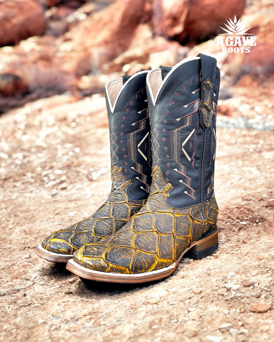 "HONEY" BASS | MEN SQUARE TOE WESTERN COWBOY BOOTS