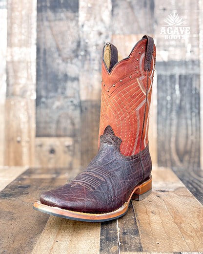 Cowboy Boot Brown Elephant Rubber Sole