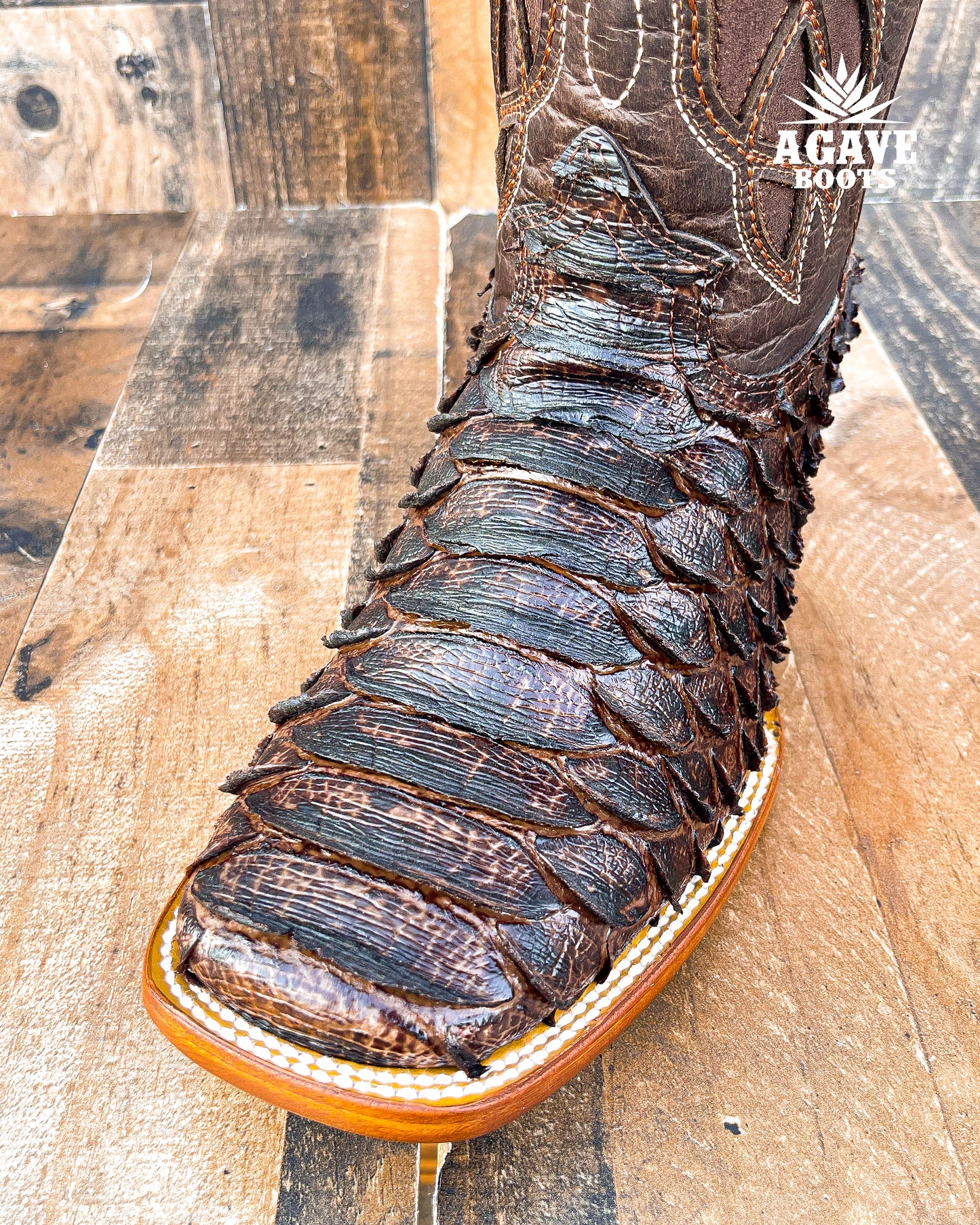 BROWN PYTHON | MEN SQUARE TOE WESTERN COWBOY BOOTS