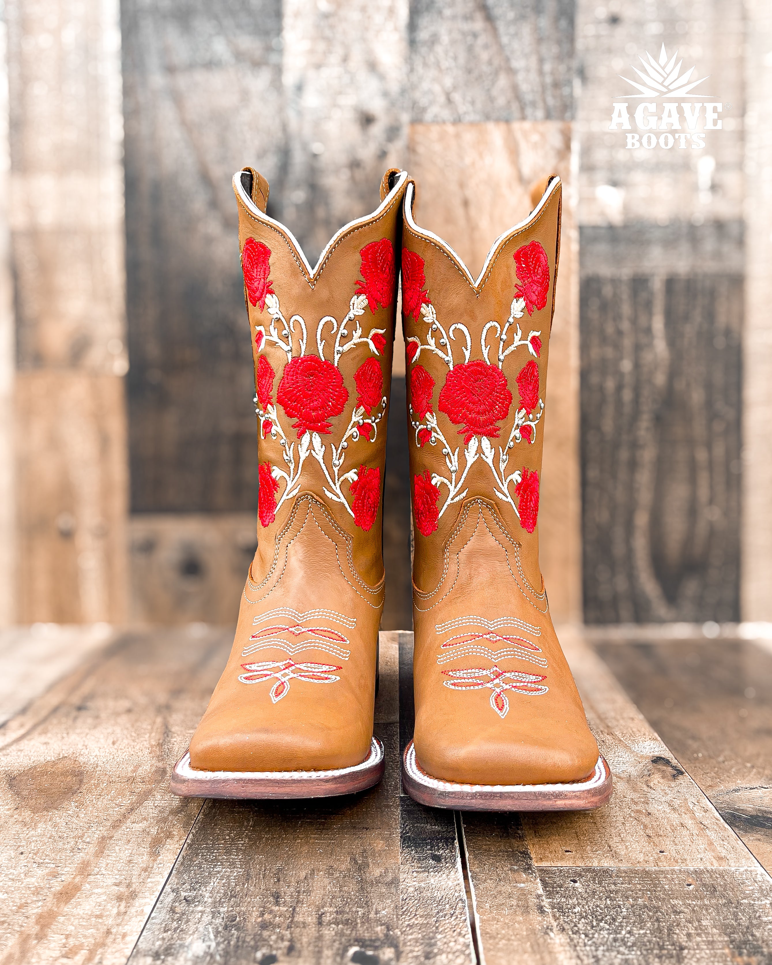 Cowboy boots with roses hotsell