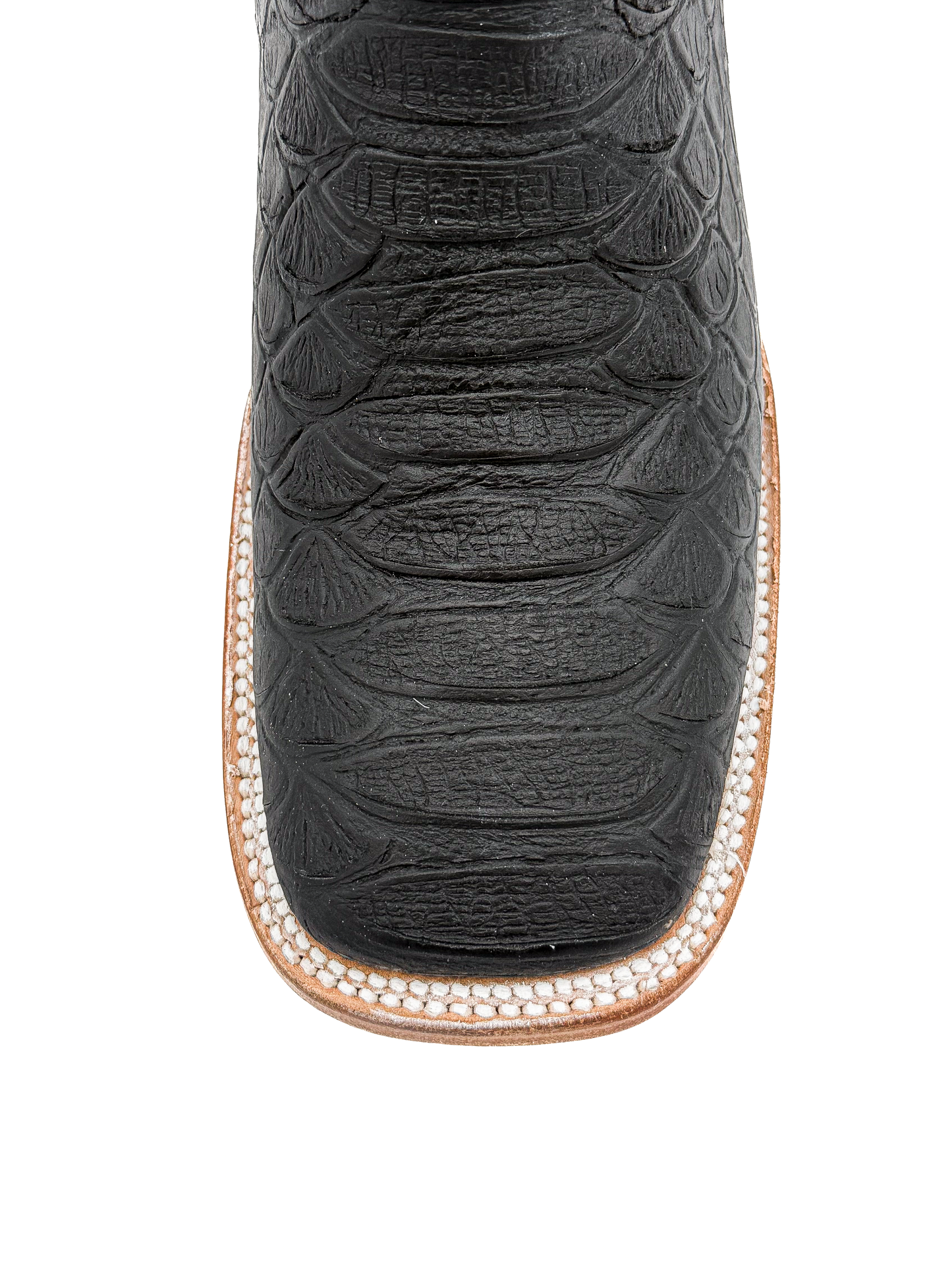 Cowboy Boot Black Python