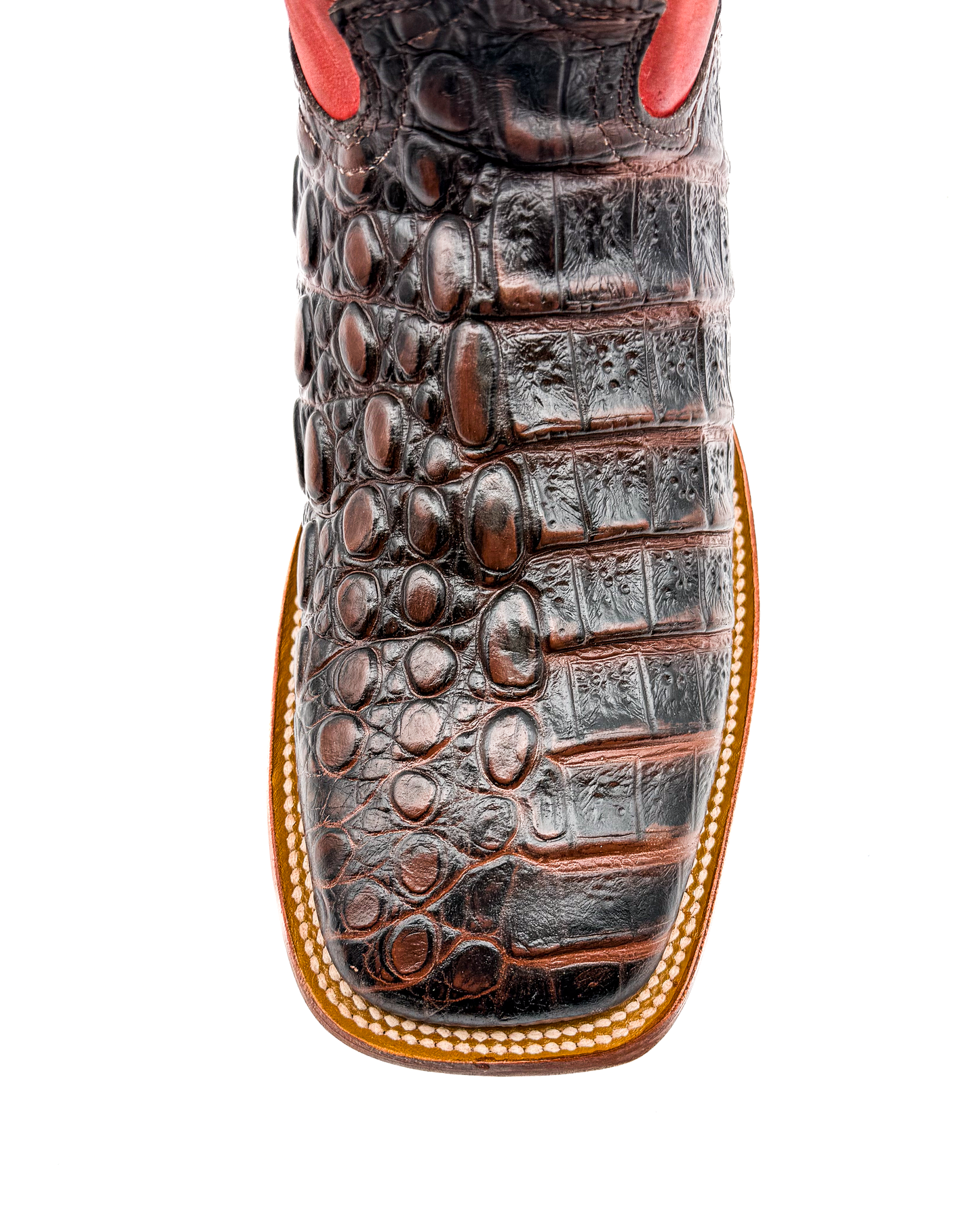 Cowboy Boot Red Caiman