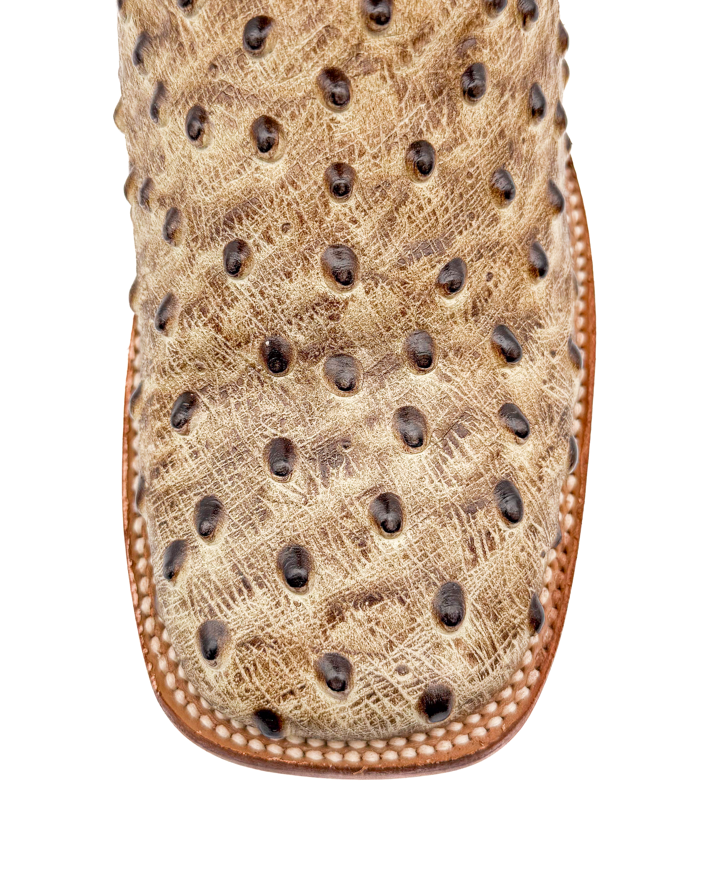 Cowboy Boot Ostrich Desert