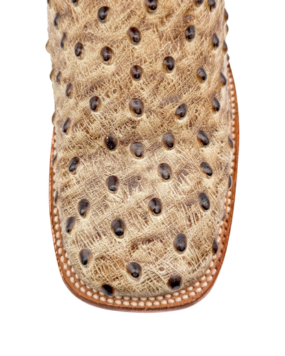 Cowboy Boot Ostrich Desert