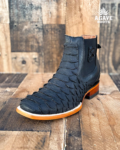 Ankle Boot Black Python