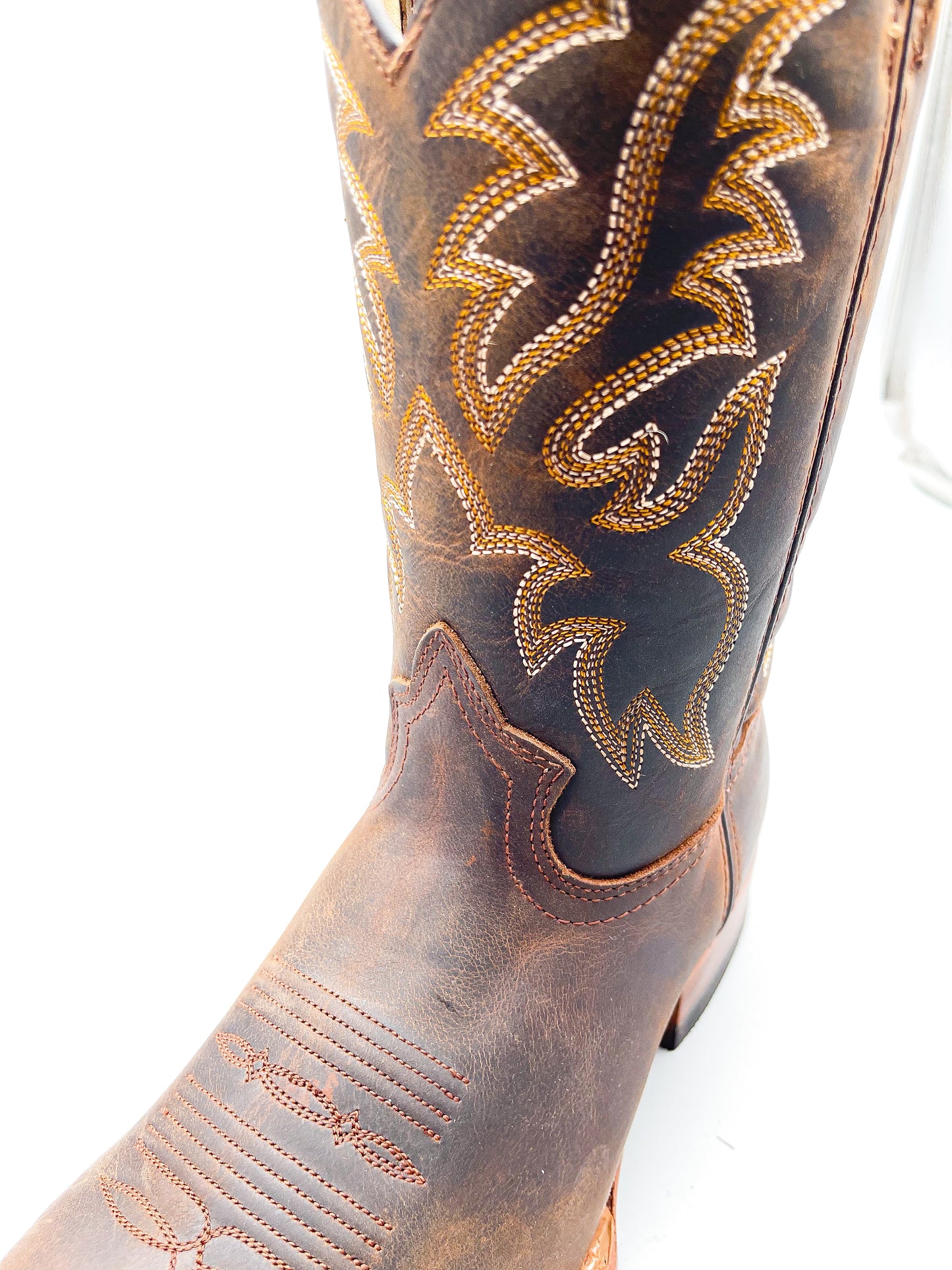 HYBRID RUSTIC BROWN | MEN’S COWBOY BOOTS