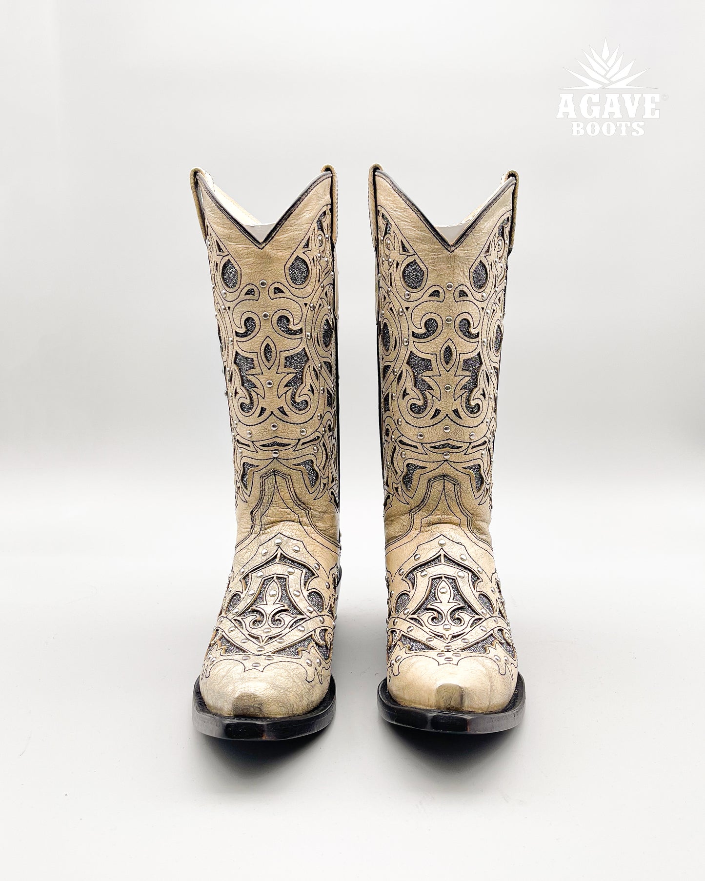 Cowboy Boot Gaby Rustic White