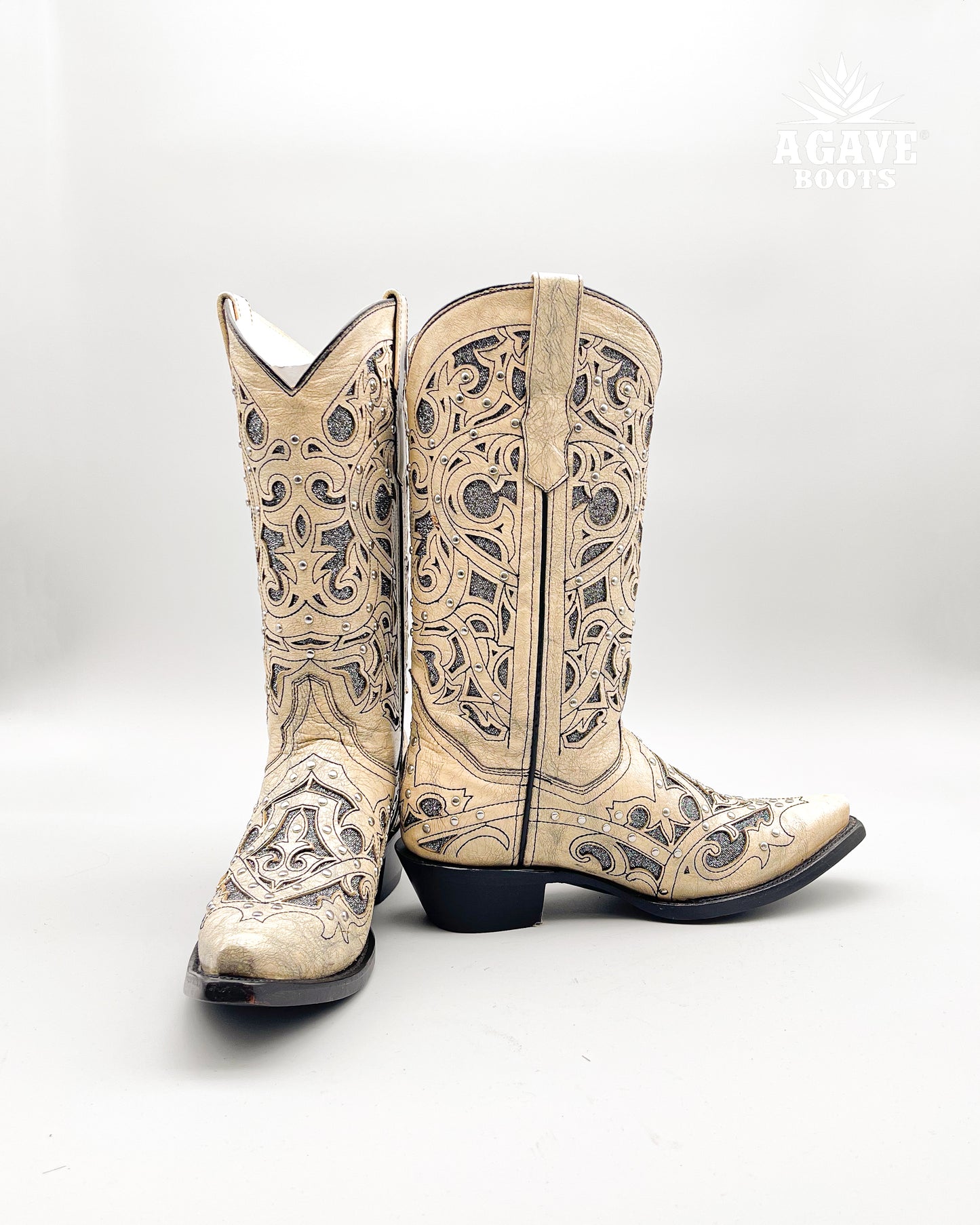 Cowboy Boot Gaby Rustic White