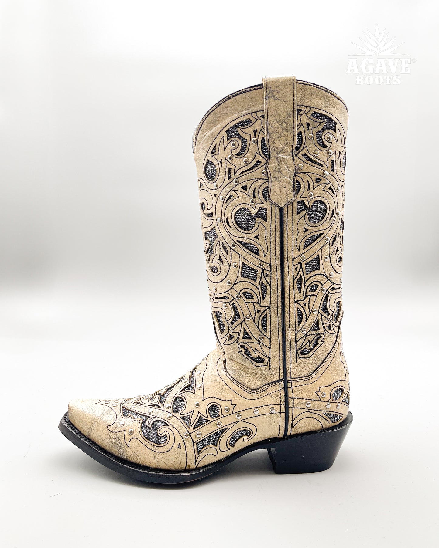 Cowboy Boot Gaby Rustic White