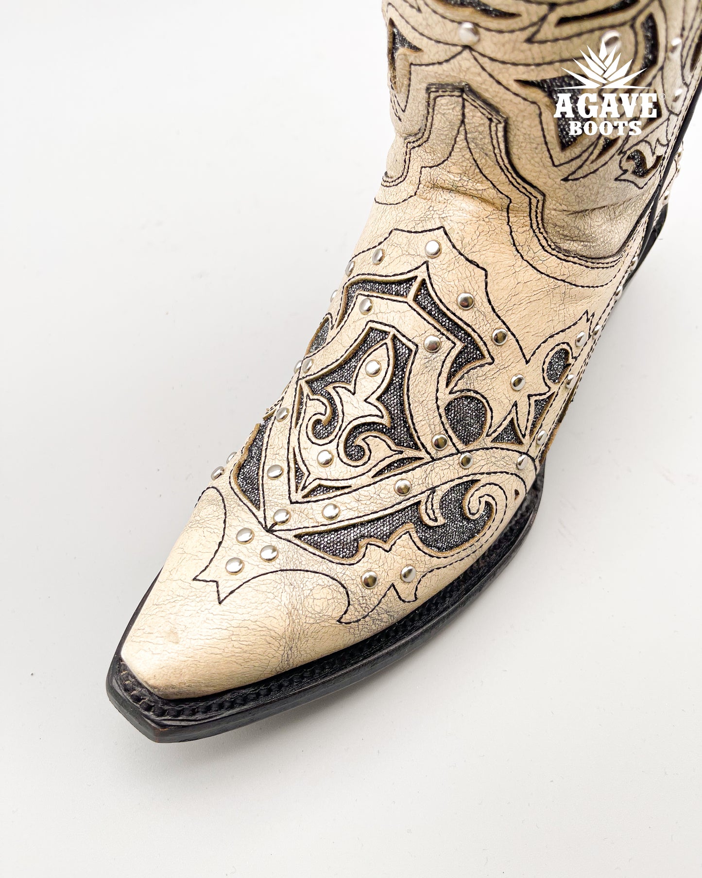Cowboy Boot Gaby Rustic White