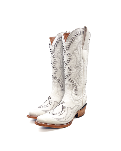 Cowboy Boot Oslo White