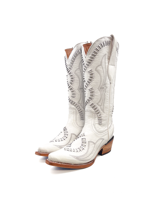 Cowboy Boot Oslo White