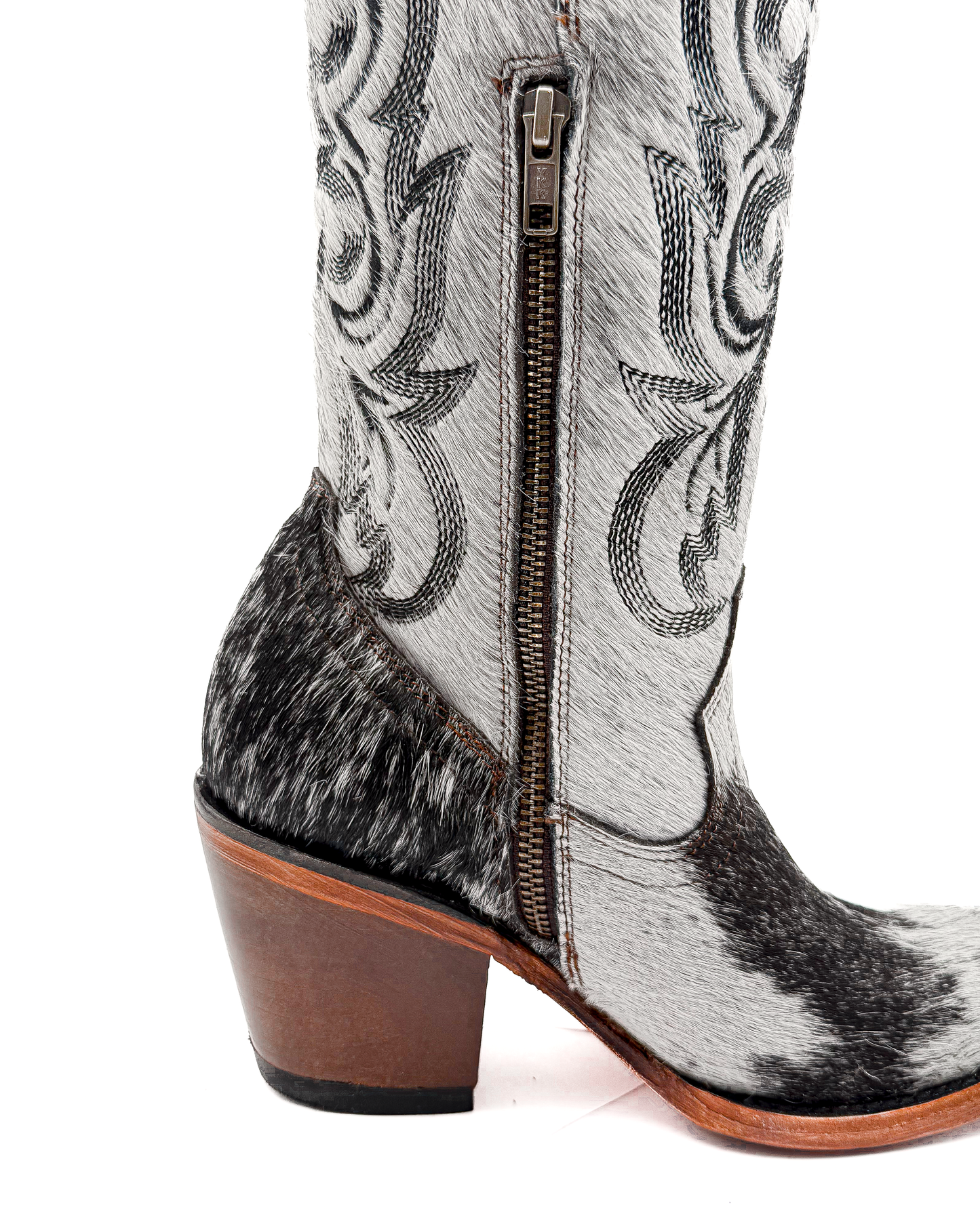 Cowboy Boot Junia Cowhide Tall Snip