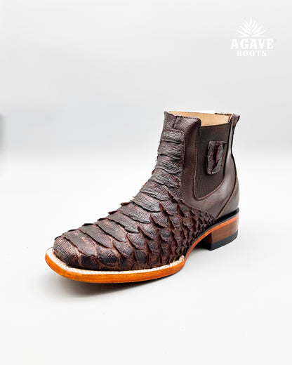 Ankle Boot Brown Python