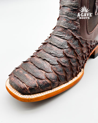 Ankle Boot Brown Python
