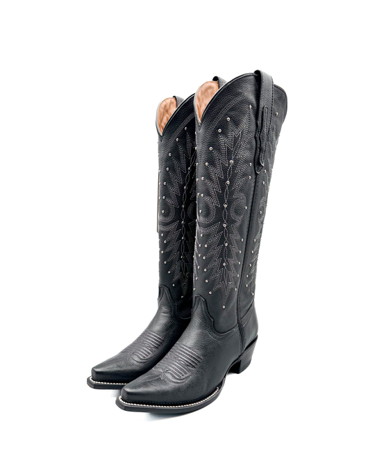 Cowboy Boot Tall Black