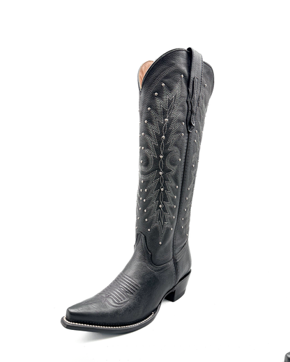 Cowboy Boot Tall Black