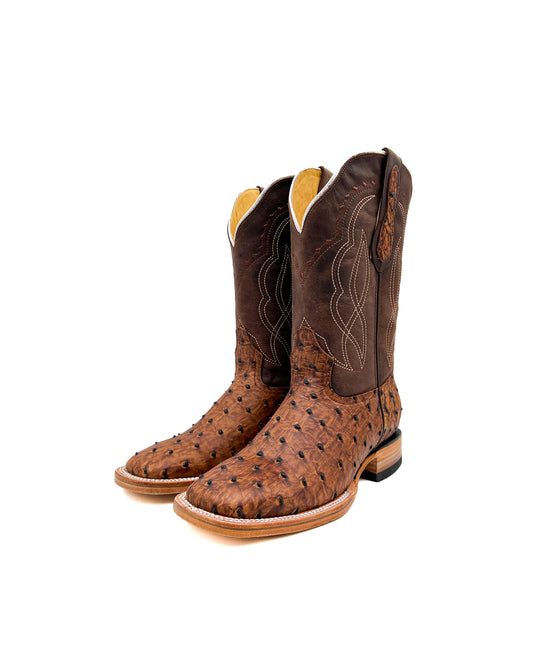 Cowboy Boot Brown Ostrich