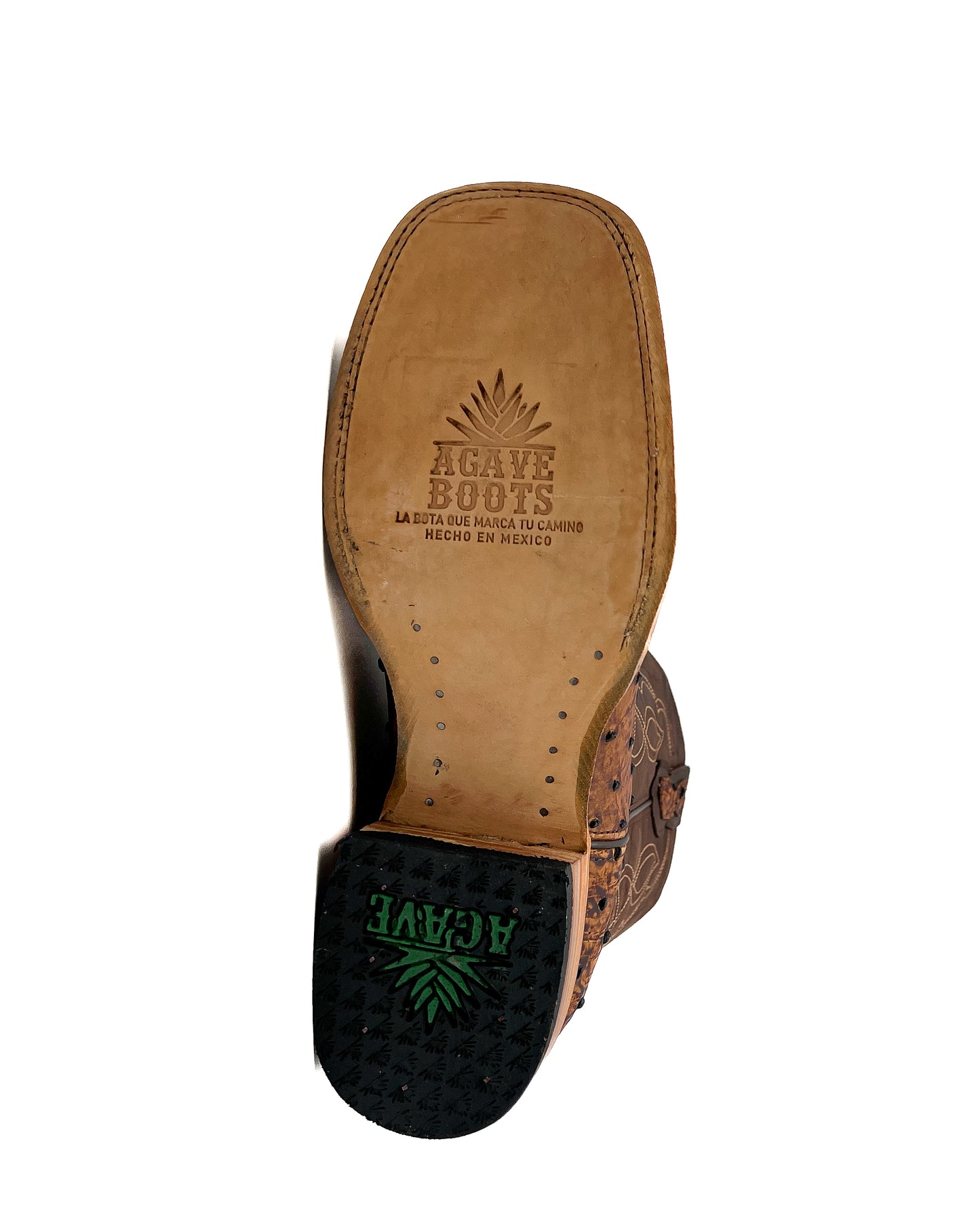 Cowboy Boot Brown Ostrich