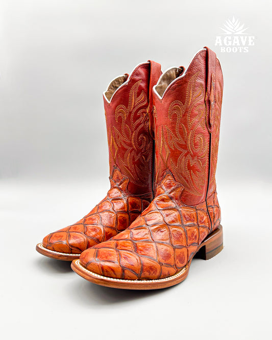 COGNAC BASS | MEN’S COWBOY BOOTS