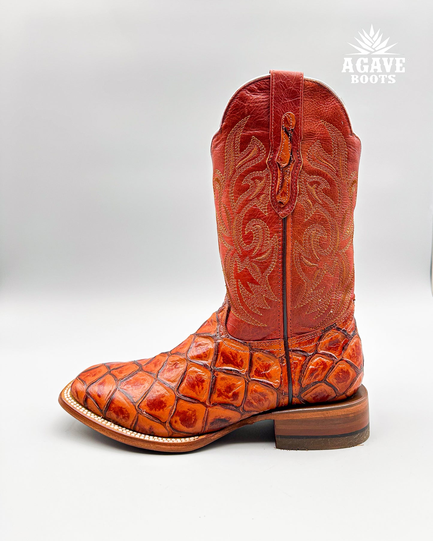 COGNAC BASS | MEN’S COWBOY BOOTS